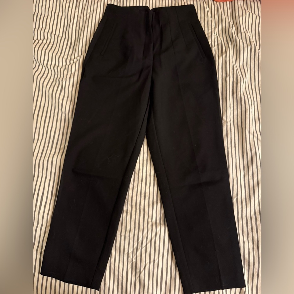 Zara Women’s Tuxedo Style Black Pant - Size M